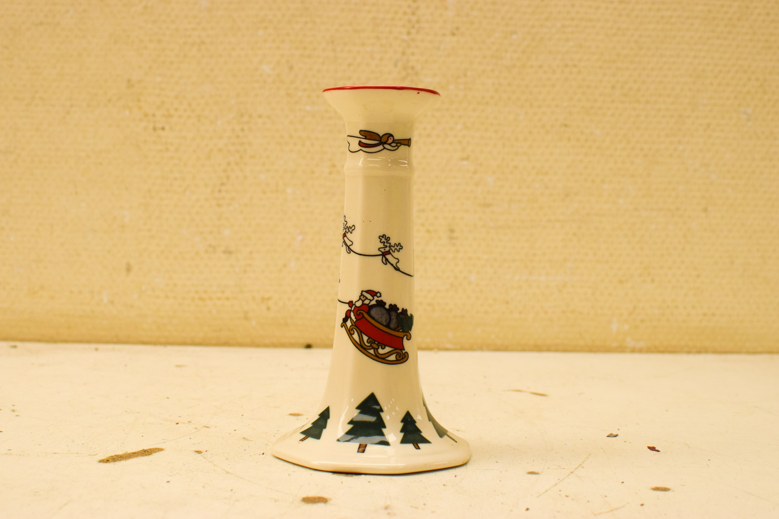 Masons Christmas Village porseleinen kandelaar 50920