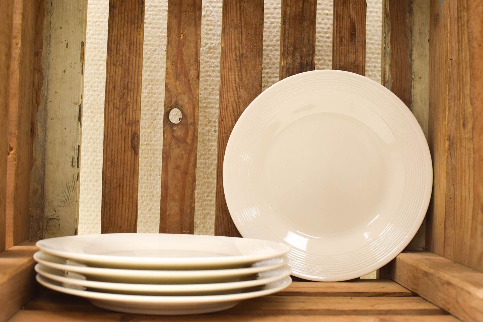 5 stuks Madison porseleinen bordjes 50958