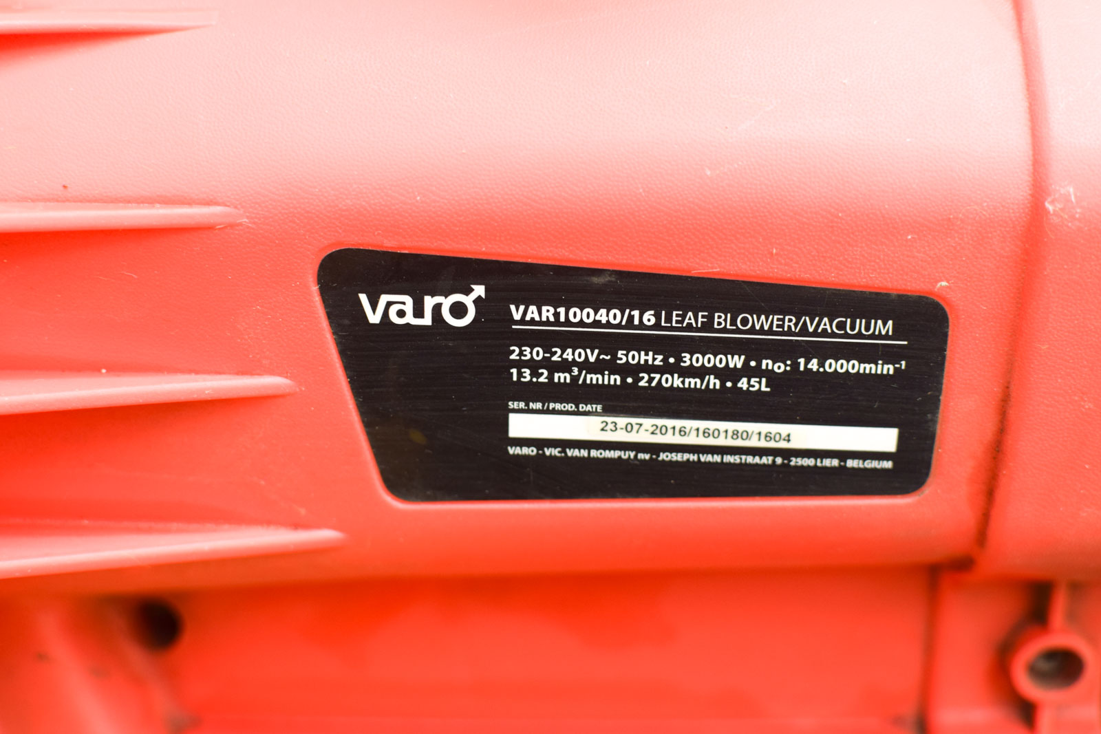 Alternative view of Varo elektrische Bladzuiger/bladblazer 51009