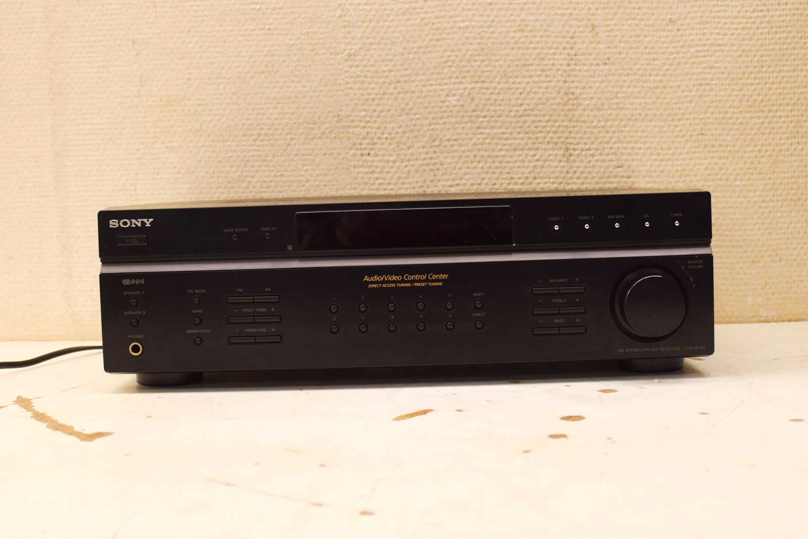 Sony stereo fm -am reciever str-De 197 51036