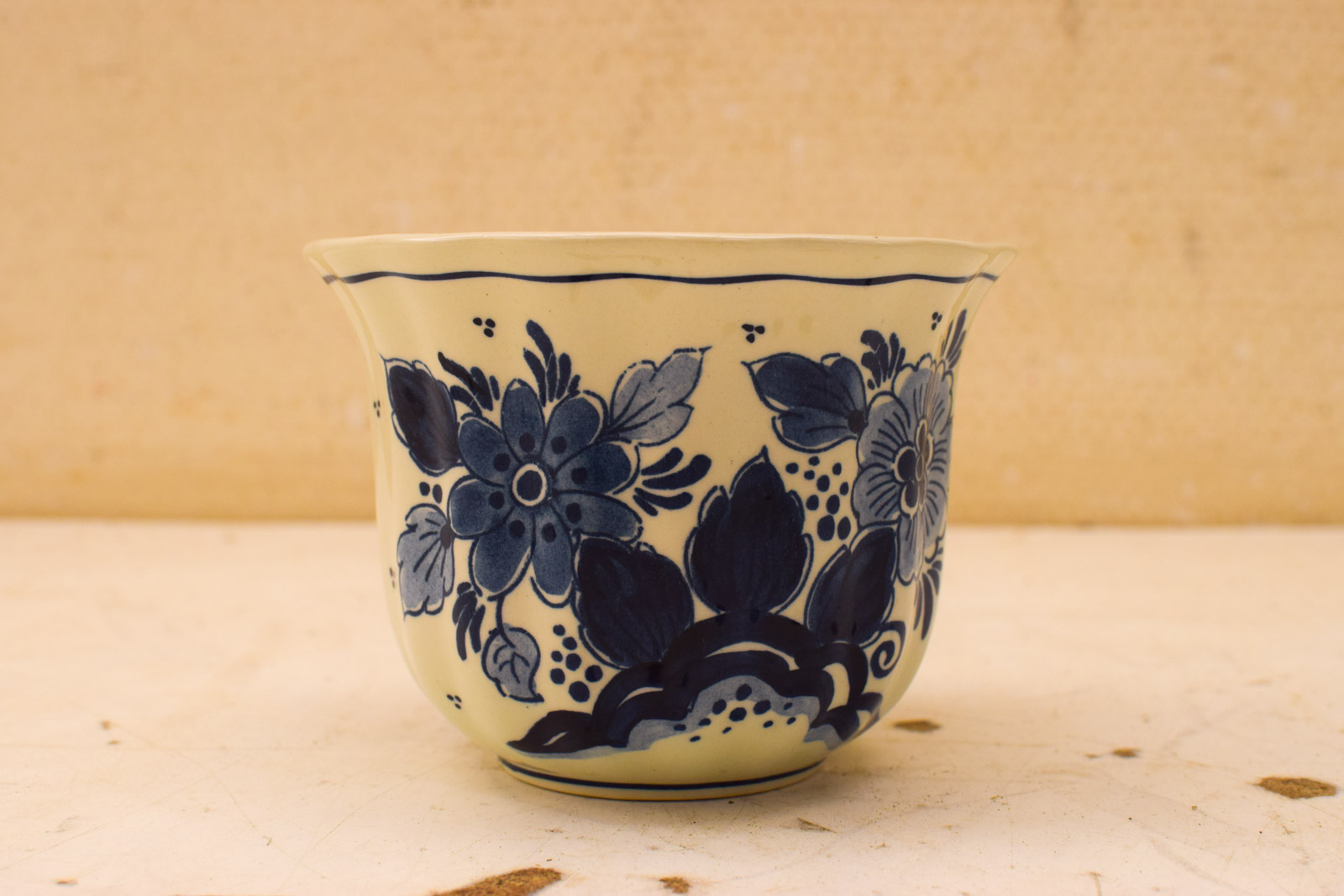 Alternative view of Royal Goederewagen Blue Delft poseleinen bloempotje 51066