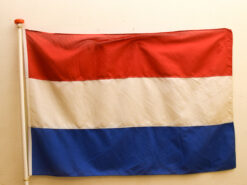 Alternative view of Nederlandse vlag met vlaggenstok 51076