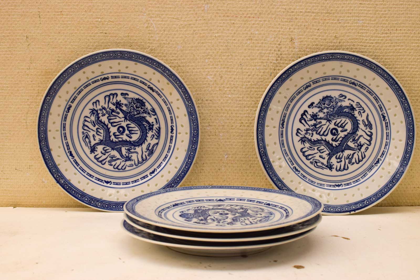 5 stuks Porseleinen borden 51126