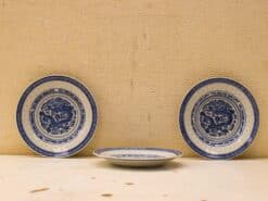 3 Stuks porseleinen bordjes 51133
