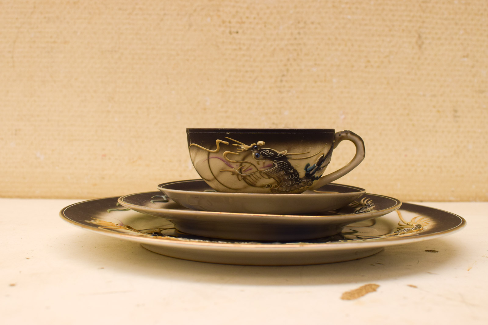 4 delig Porselein servies 51135