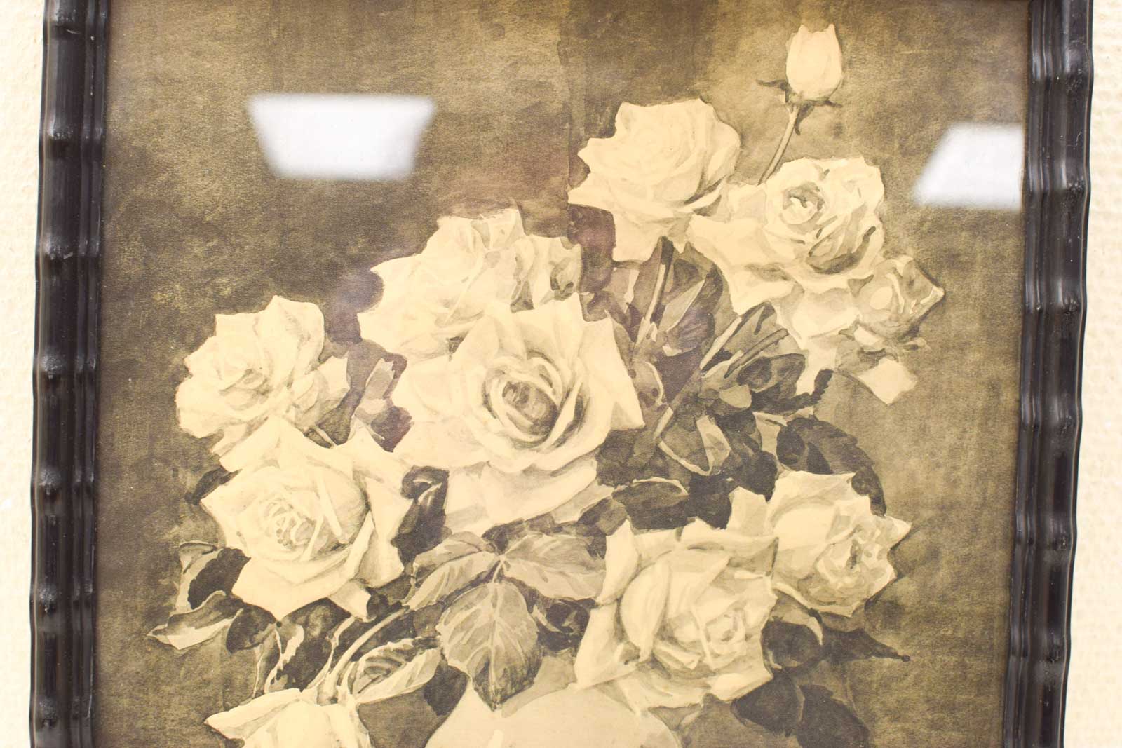 Alternative view of Prent van een vaas met rozen 51164