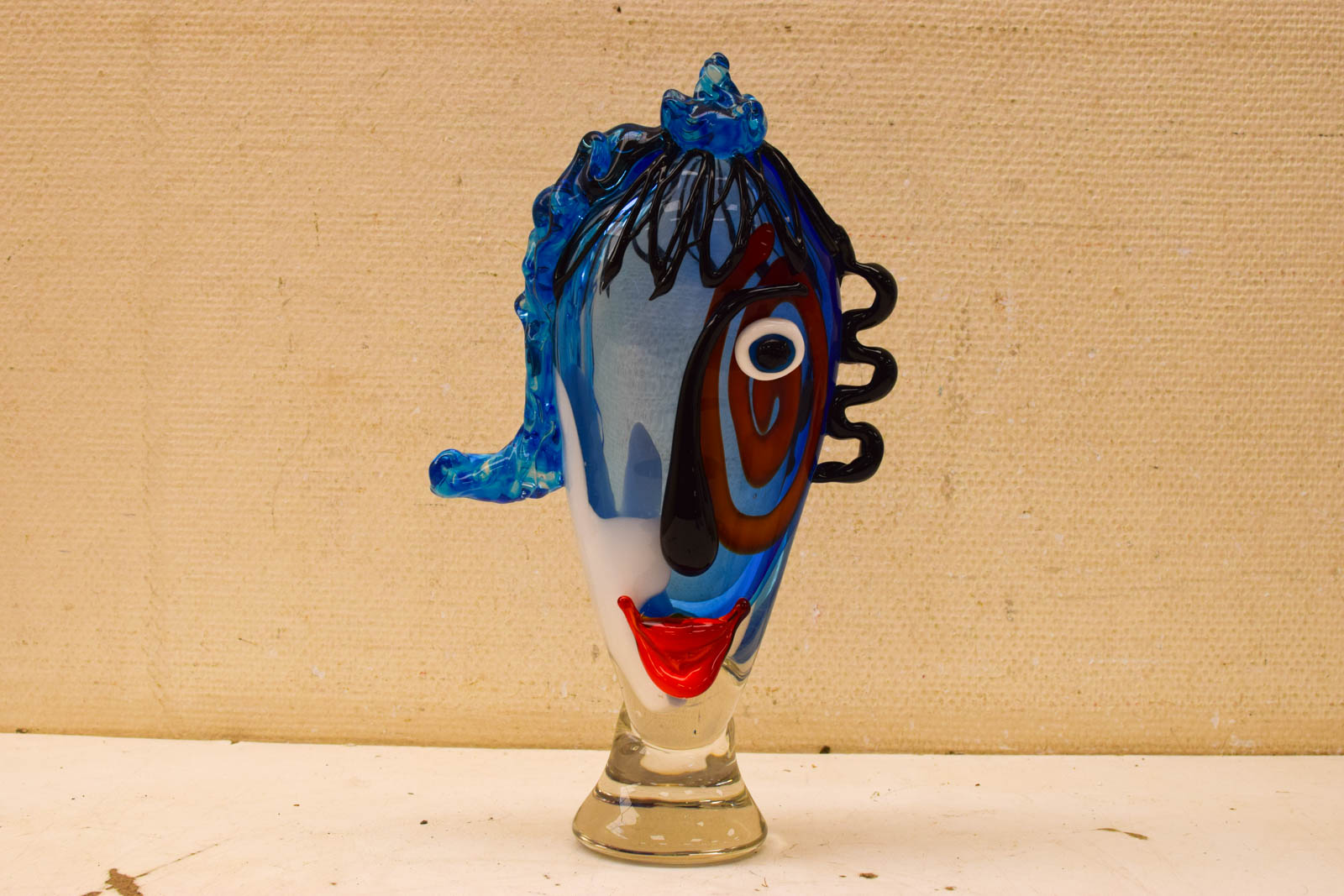 Murano  stijl Glazen hoofd  51190