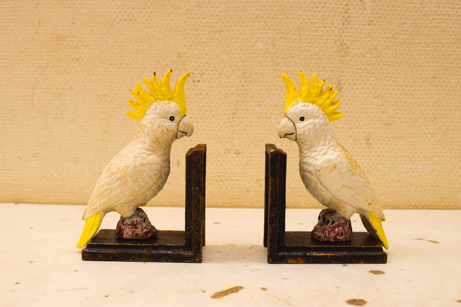 2 stuks Gietijzeren Boekensteunen 51191