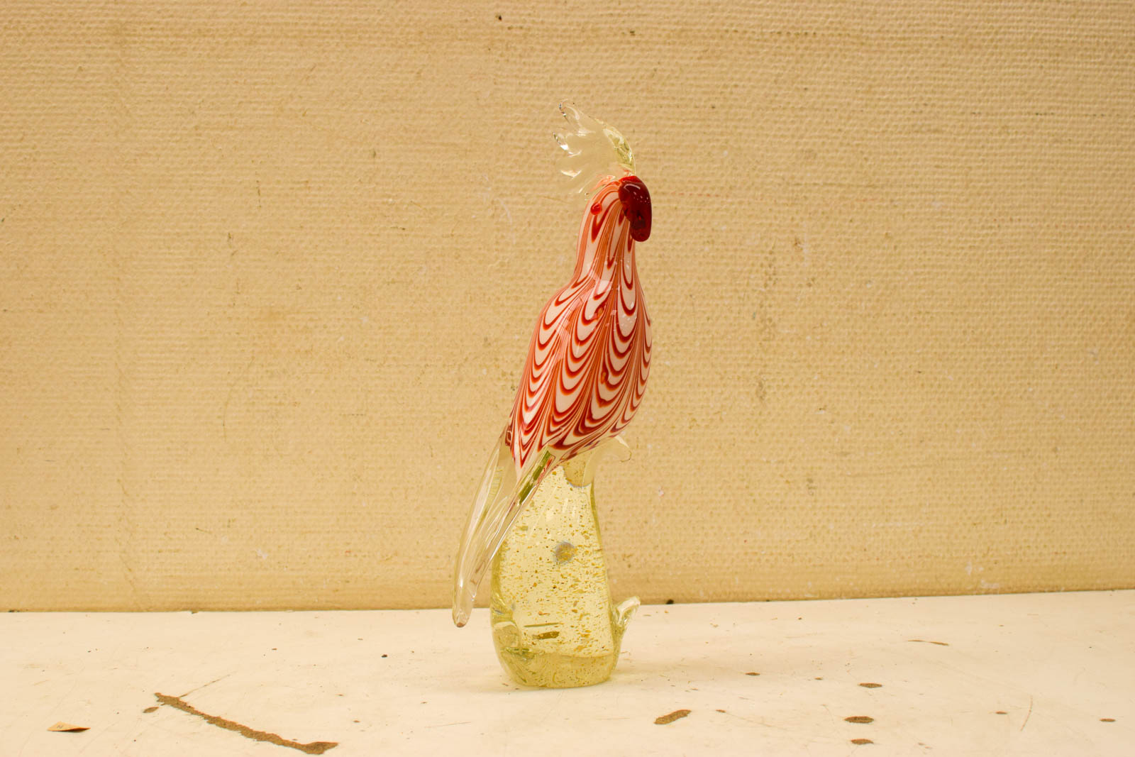 Alternative view of Murano Stijl glazen Kaketoe 51192