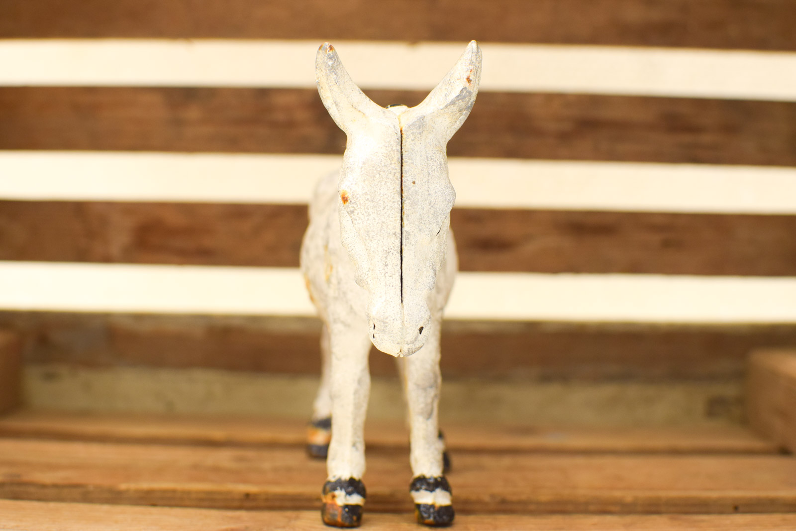 Alternative view of Gietijzeren beeld van een Ezel 51229