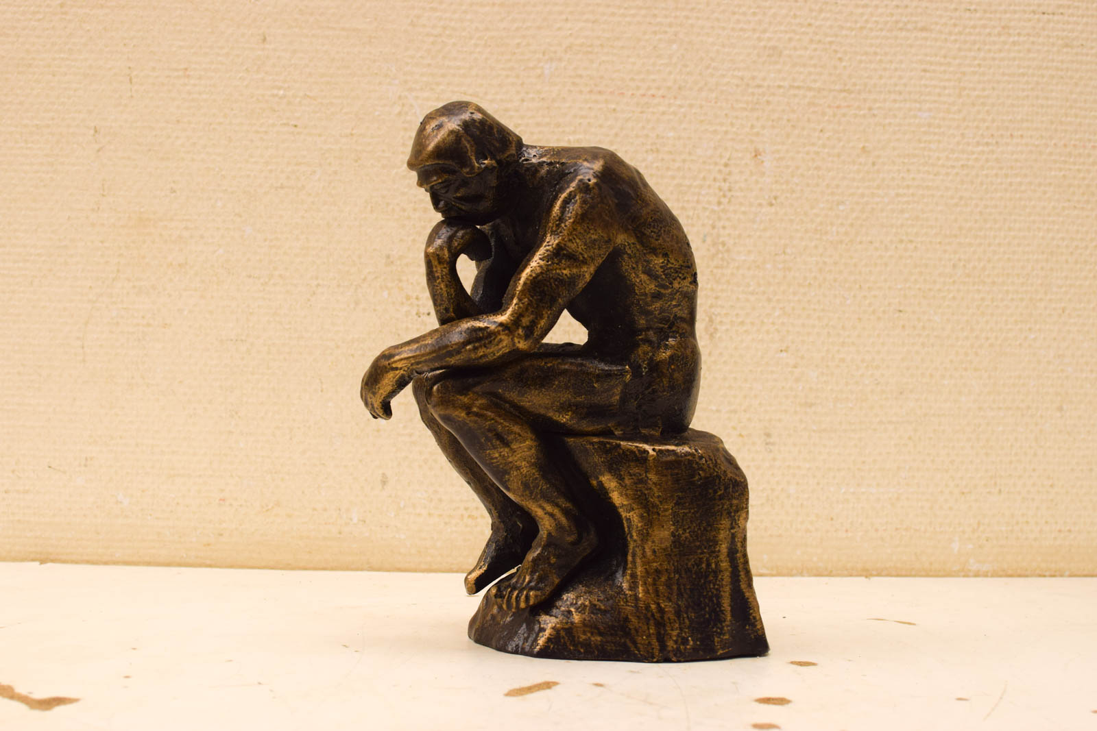 Alternative view of Gietijzeren beeld De Denker 51233