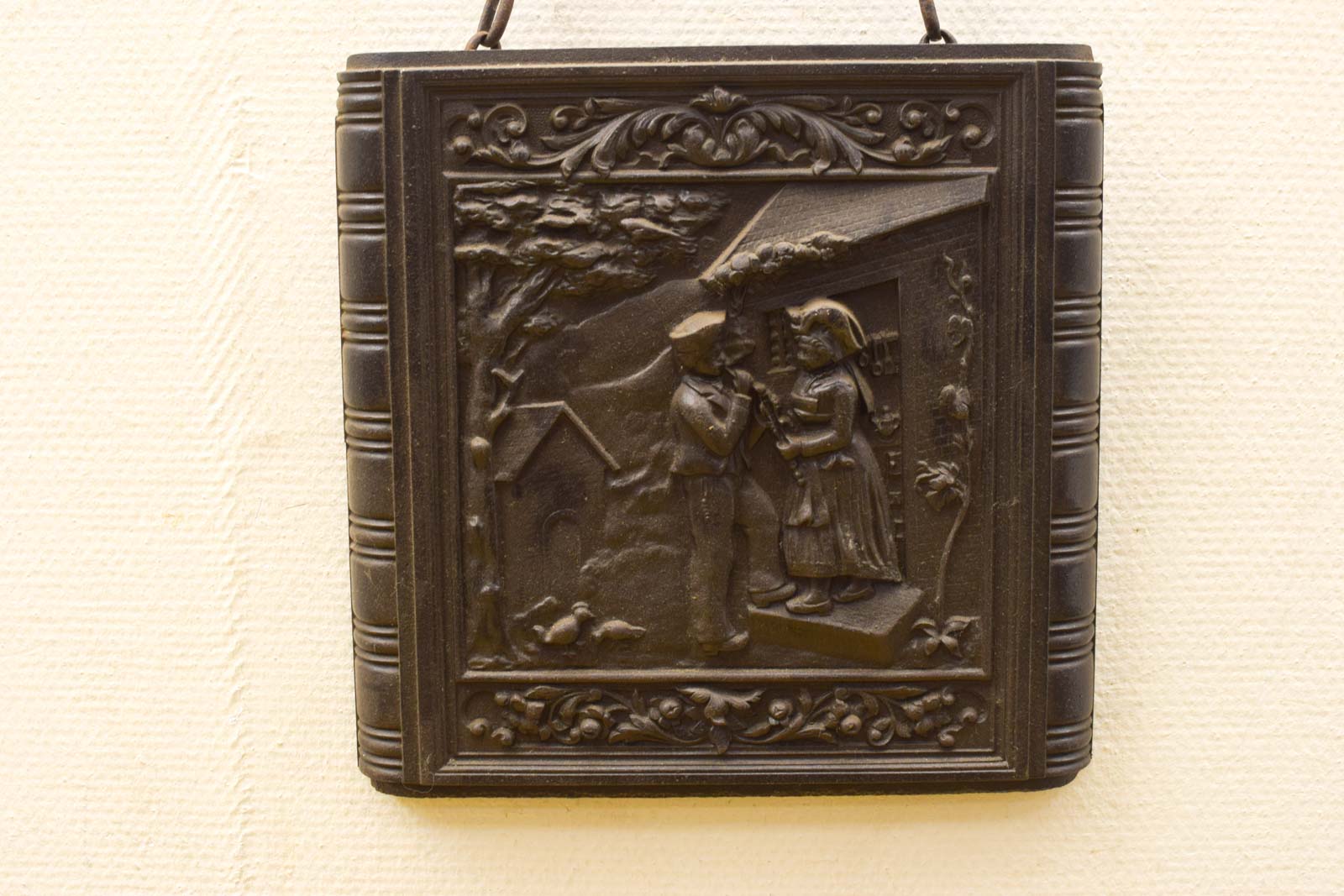 Alternative view of Metalen Wandschilderij /plaat 51265