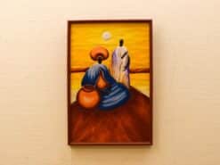 Schilderij van 2 personen 51267