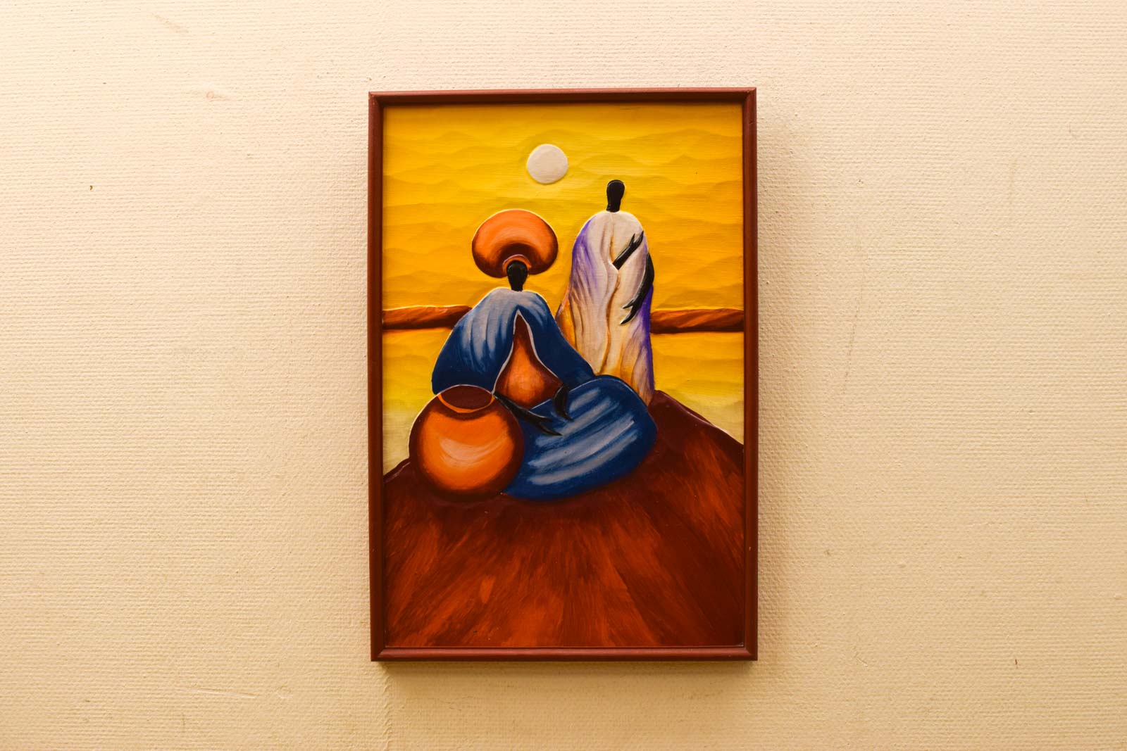 Schilderij van 2 personen 51267