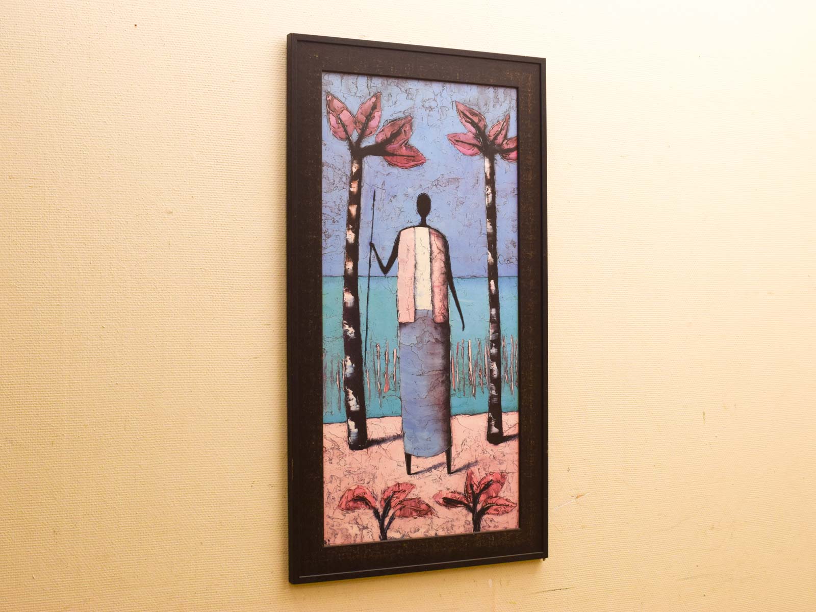 Alternative view of Schilderij van een vrouw bij het water  51290