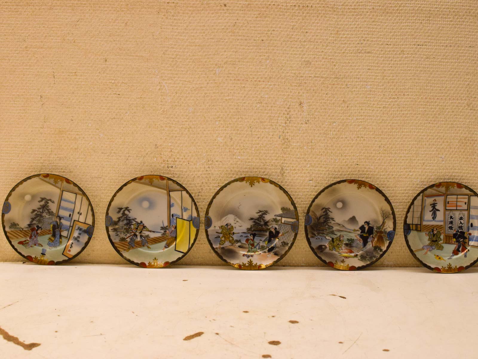 Alternative view of 9 stuks porseleinen schoteltjes 51294