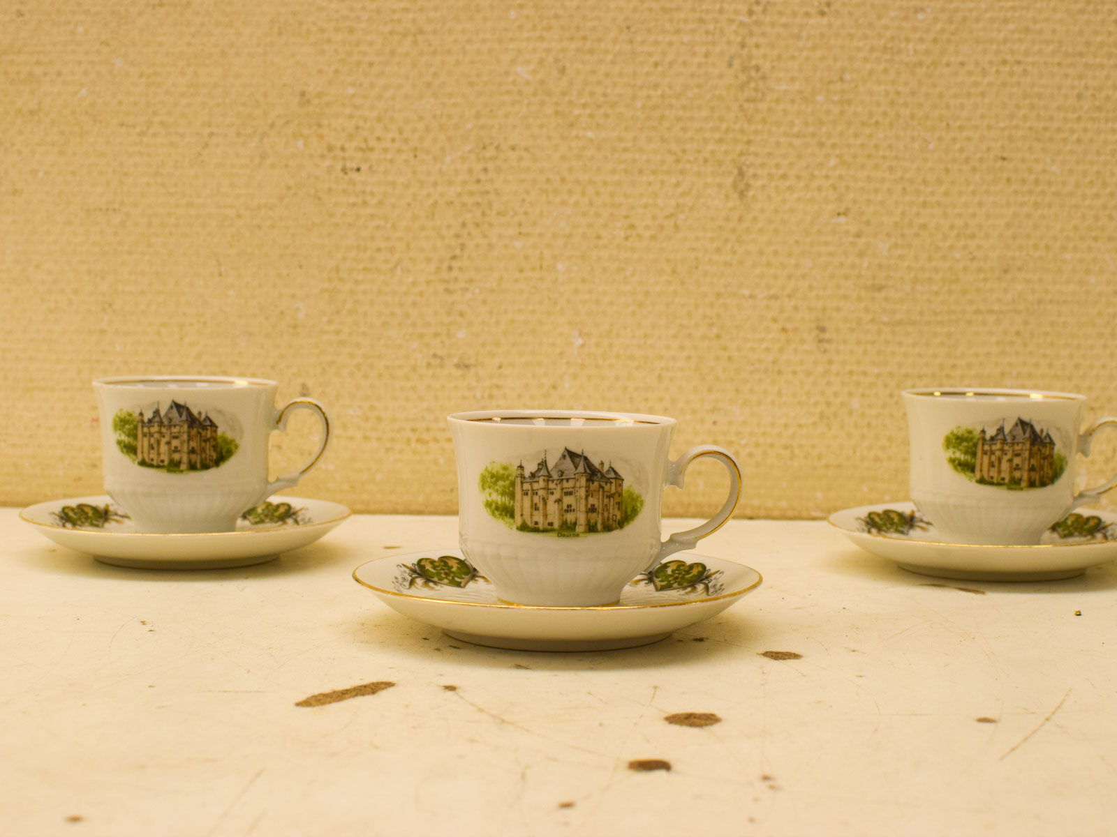 6 delig Bavaria Porseleinen kop en schotels  51315