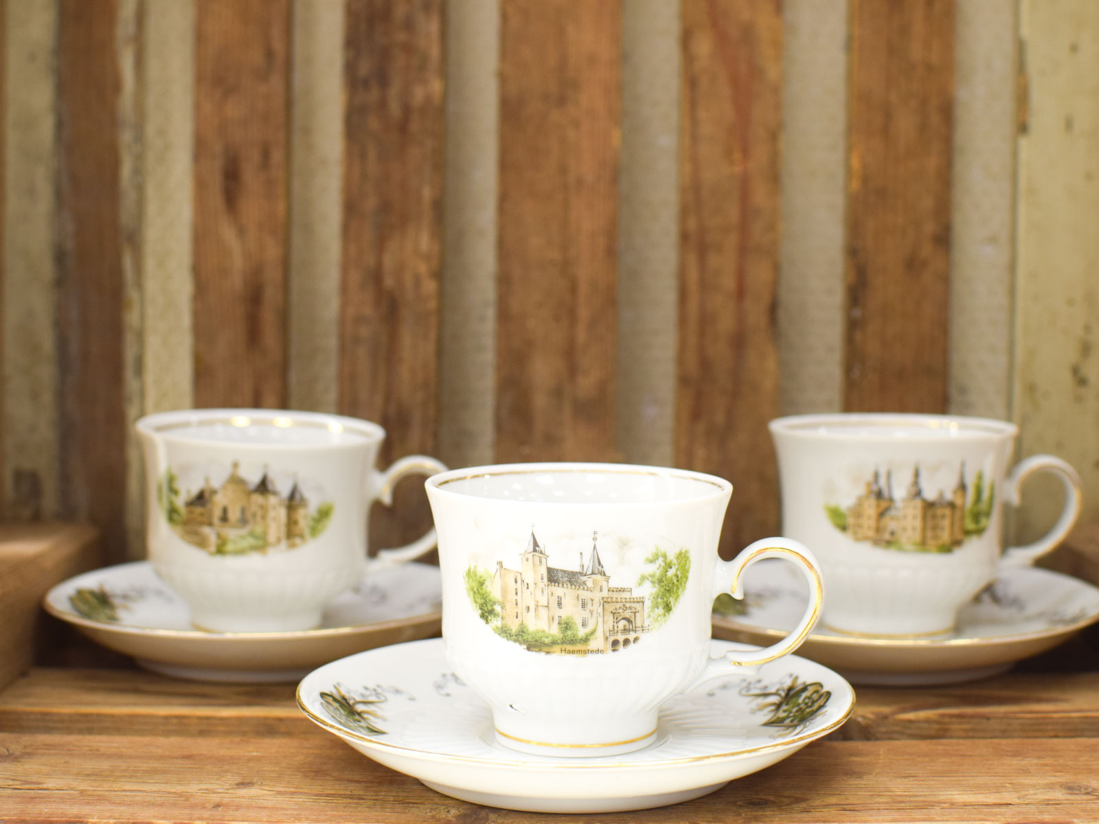 6 delig Bavaria porseleinen kop en schotels 51333