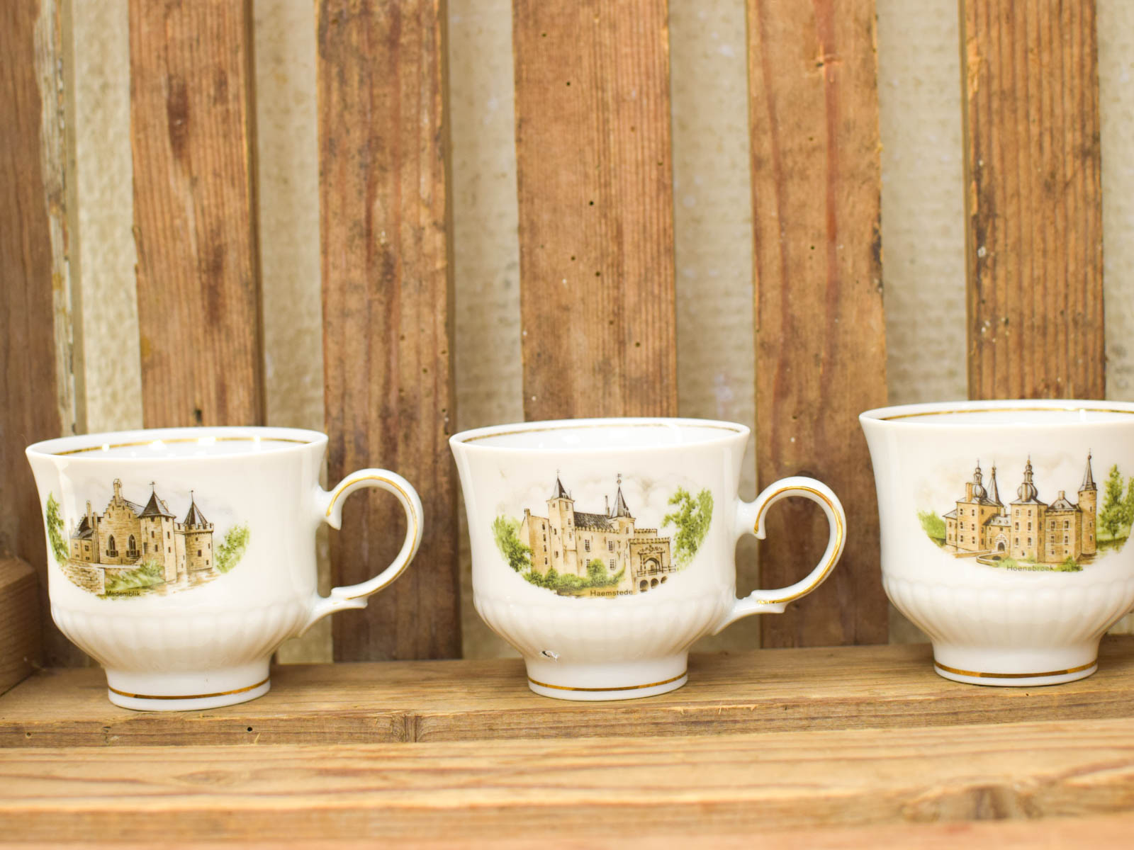 Alternative view of 6 delig Bavaria porseleinen kop en schotels 51333