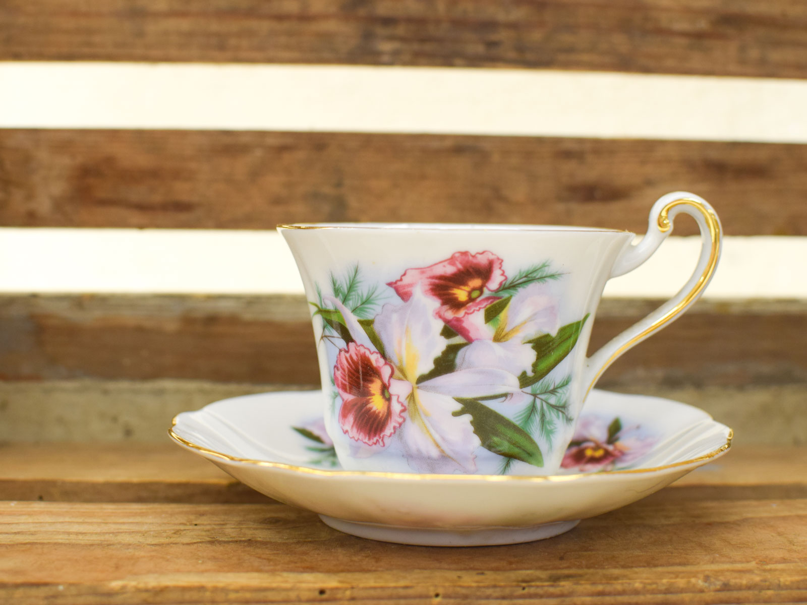 Rheinpfalz porseleinen kop en schotel 51336