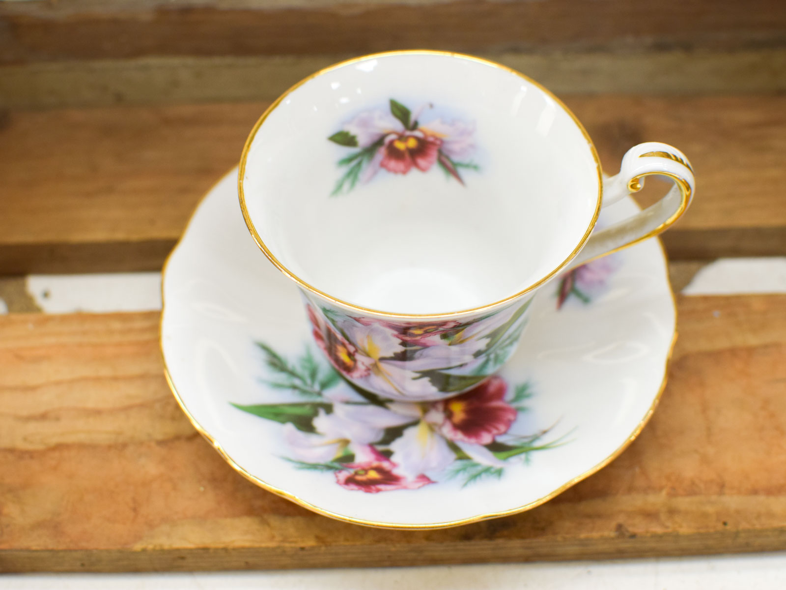 Alternative view of Rheinpfalz porseleinen kop en schotel 51336