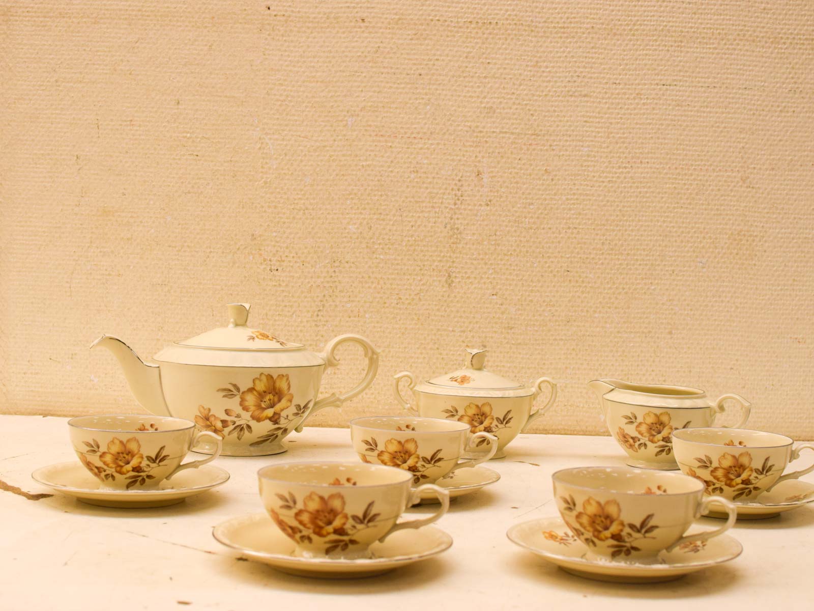 15 delige Furmany porseleinen koffieservies 51345