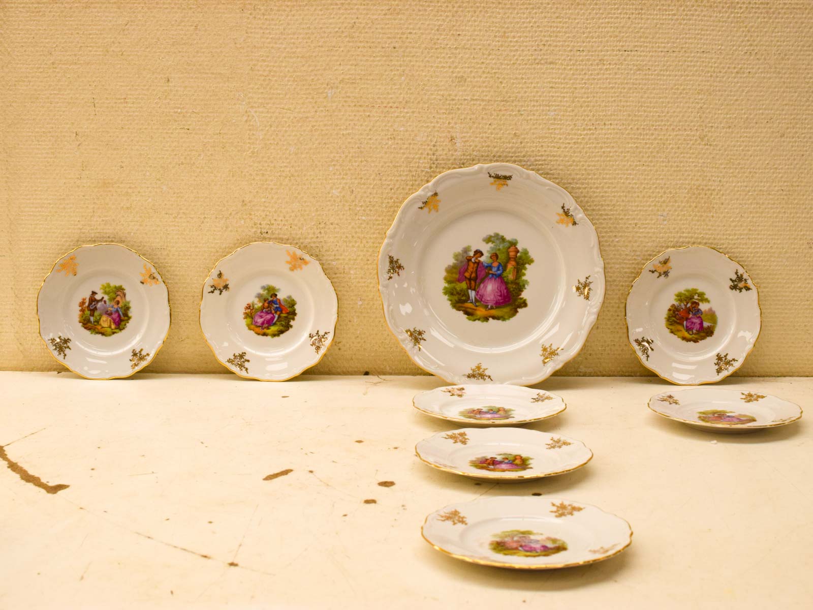 Alternative view of 8 delig porseleinen gebaksservies 51350