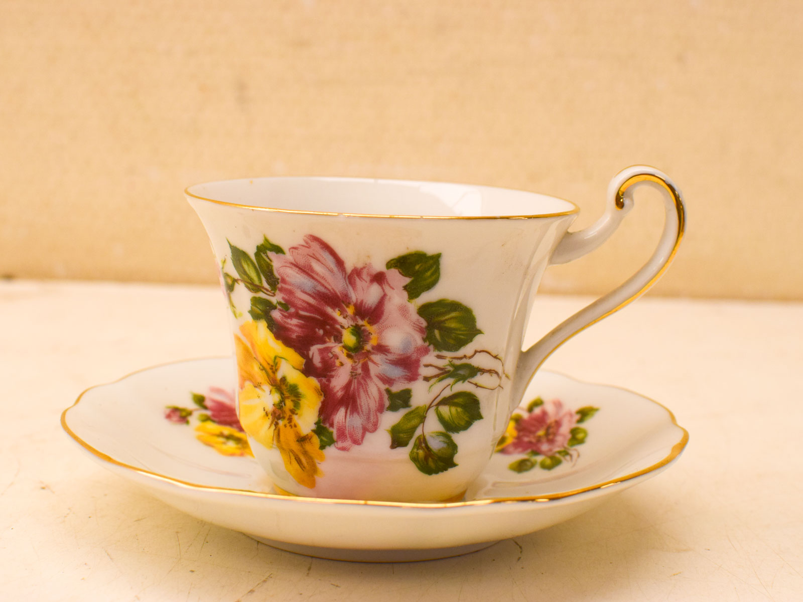 Rheinpfalz porseleinen kop en schotel 51351