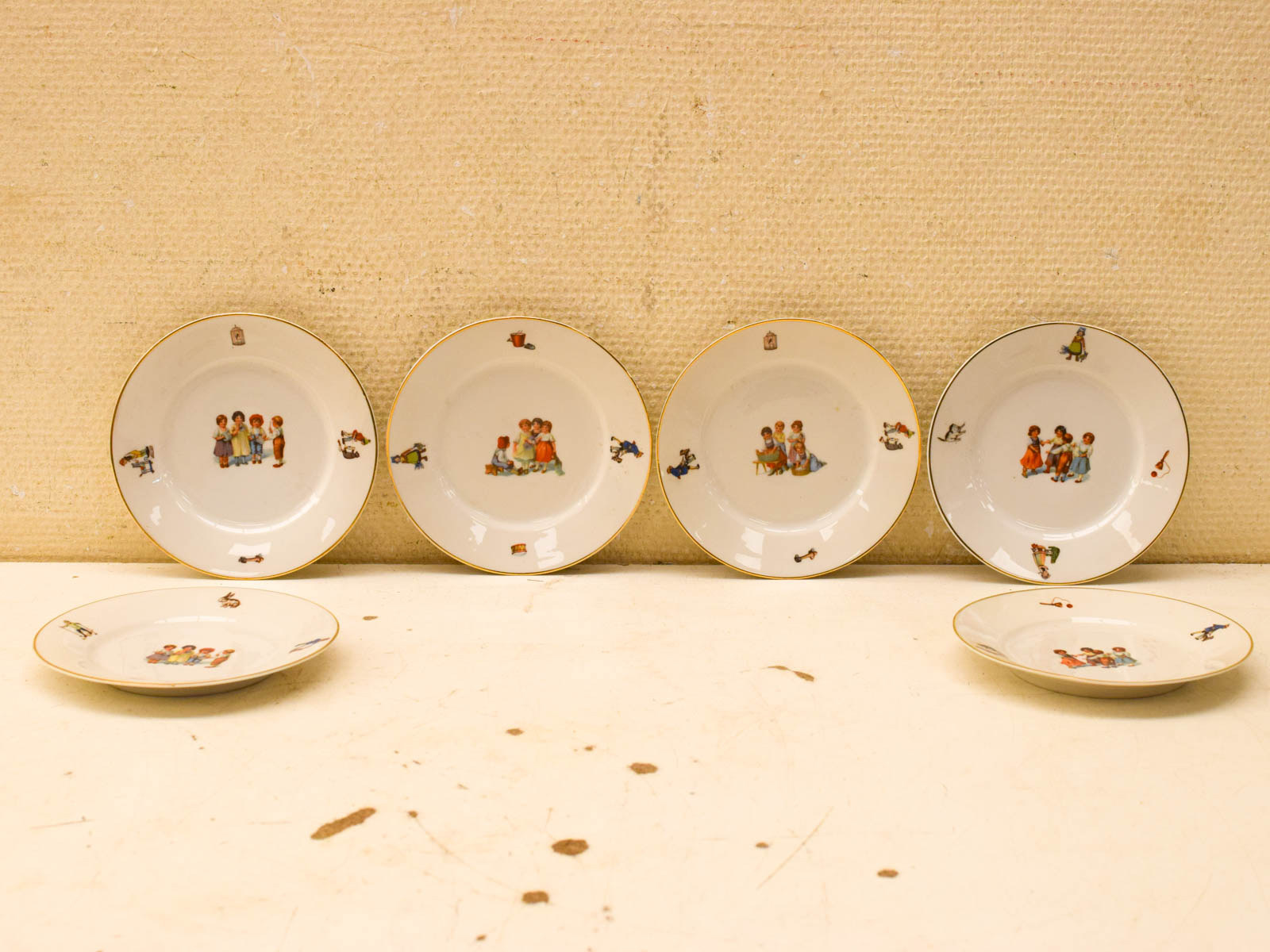 Alternative view of 6 stuks Jager porseleinen schoteltjes 51355