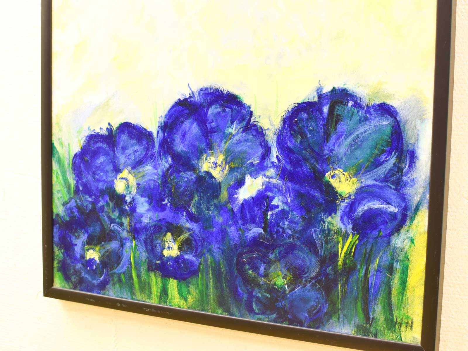 Alternative view of Schilderij Bloemen ondertekend H.N 51534