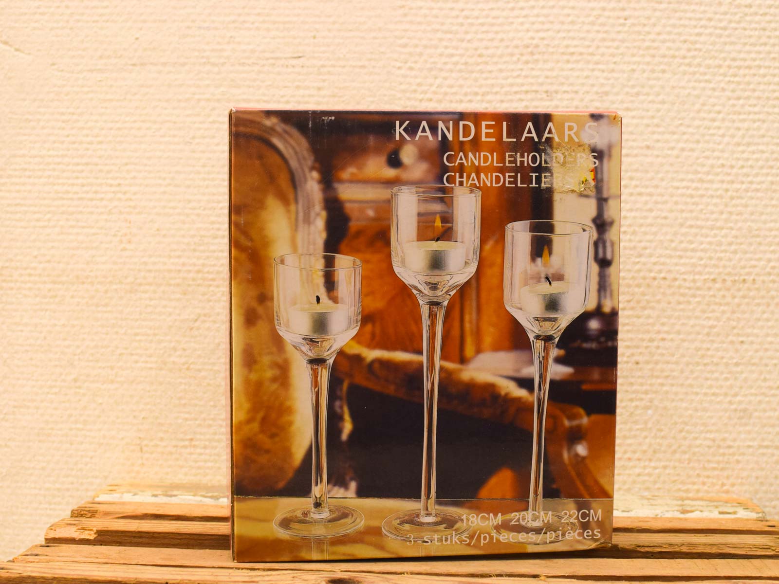 Glazen kandelaars 51538