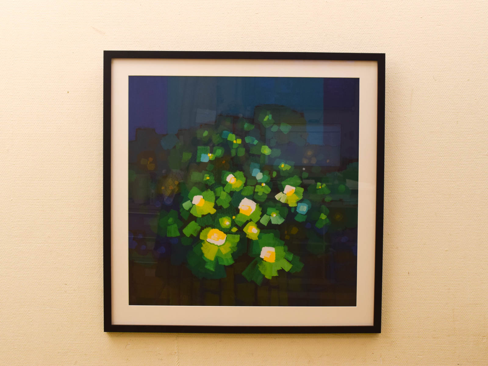 Schilderij bloemen in lijst 51543