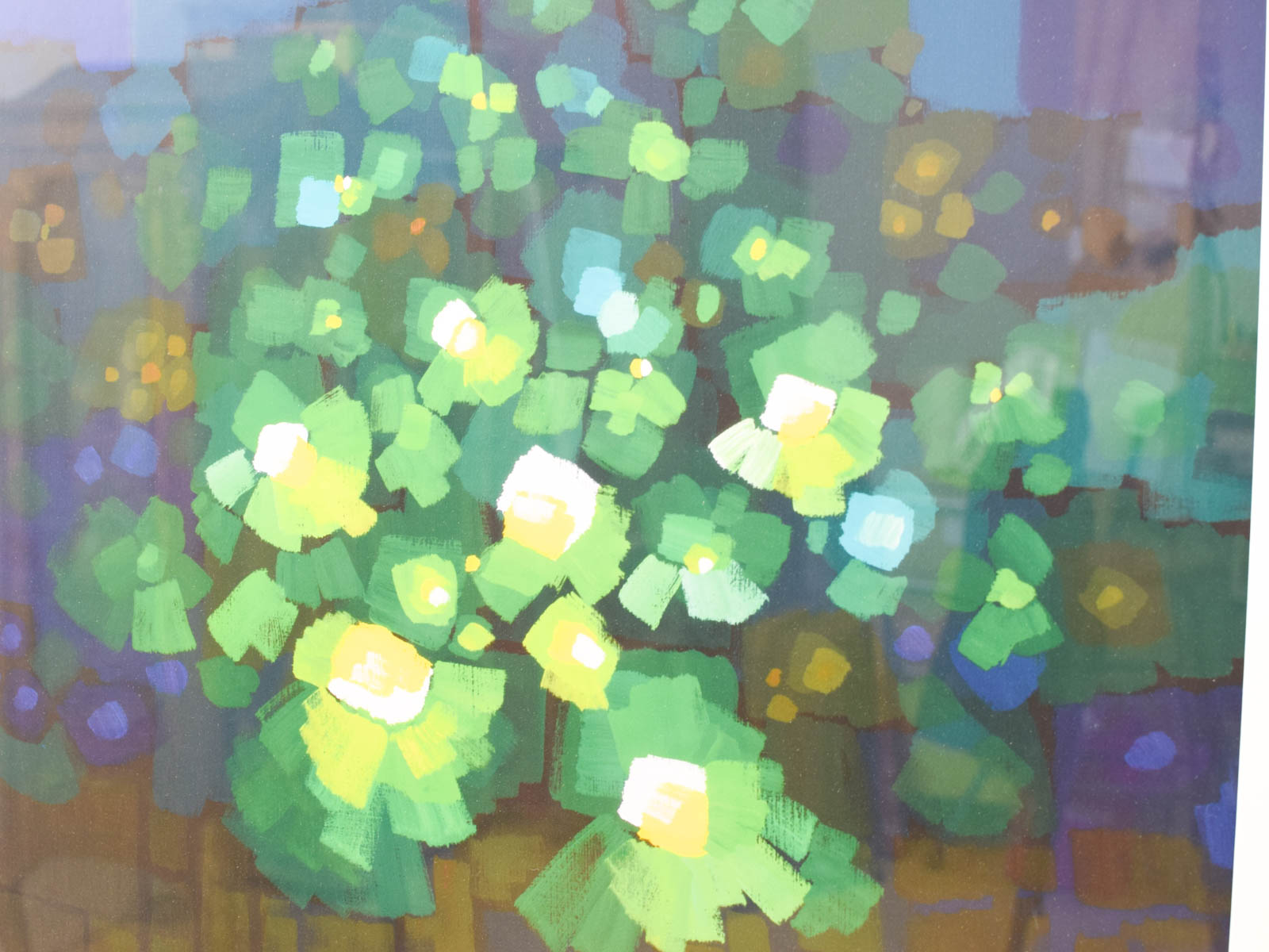 Alternative view of Schilderij bloemen in lijst 51543