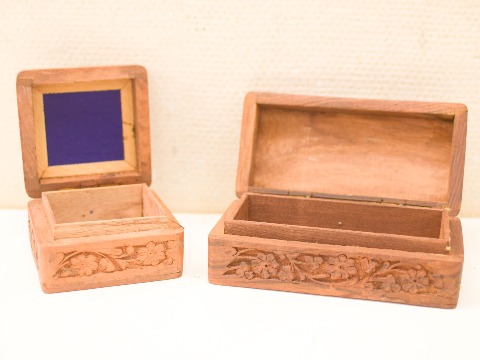 Alternative view of Houten kistjes, Sigaren en sieraden kist 51557