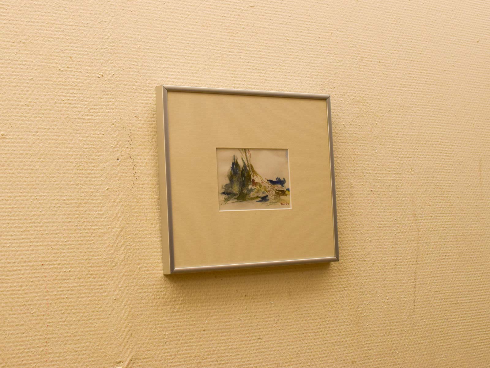 Alternative view of Ingelijst Aquarel schilderij 51565