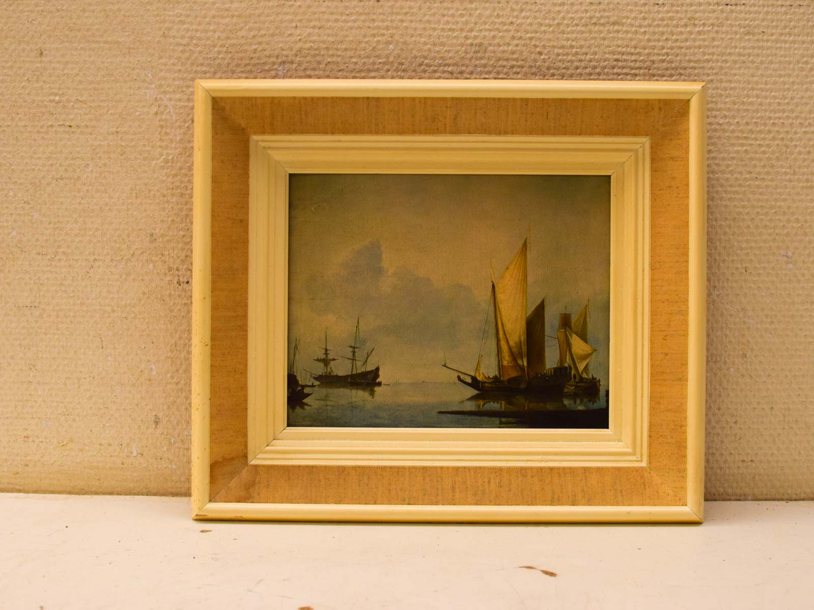 Schilderij van schepen op het water 51620
