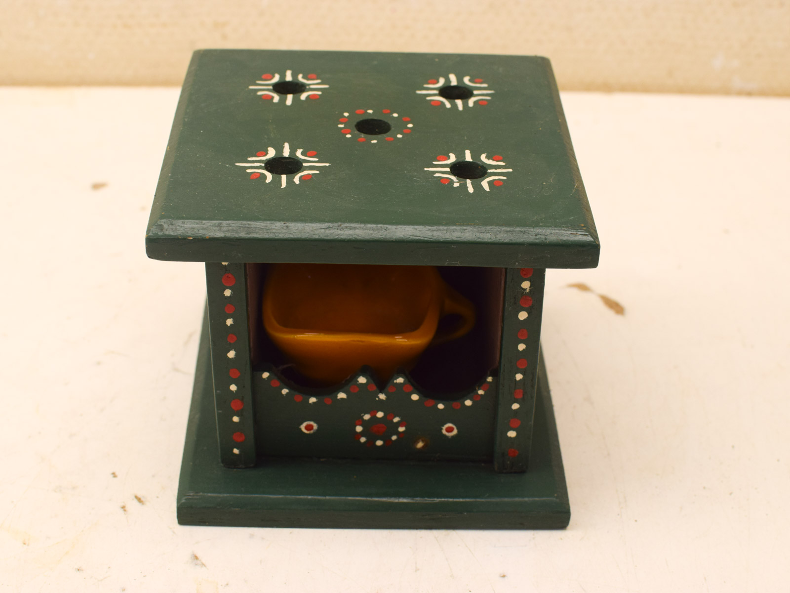 Alternative view of Klein model Hindeloopen Voetenstoof 51625