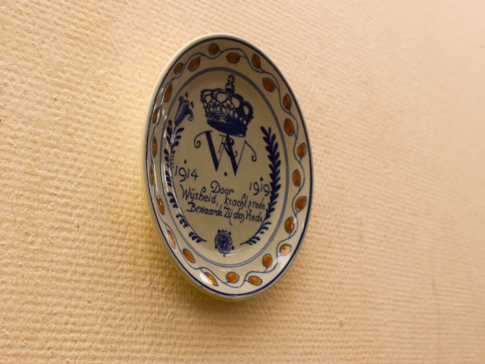 Alternative view of Porseleinen wandbord 51652
