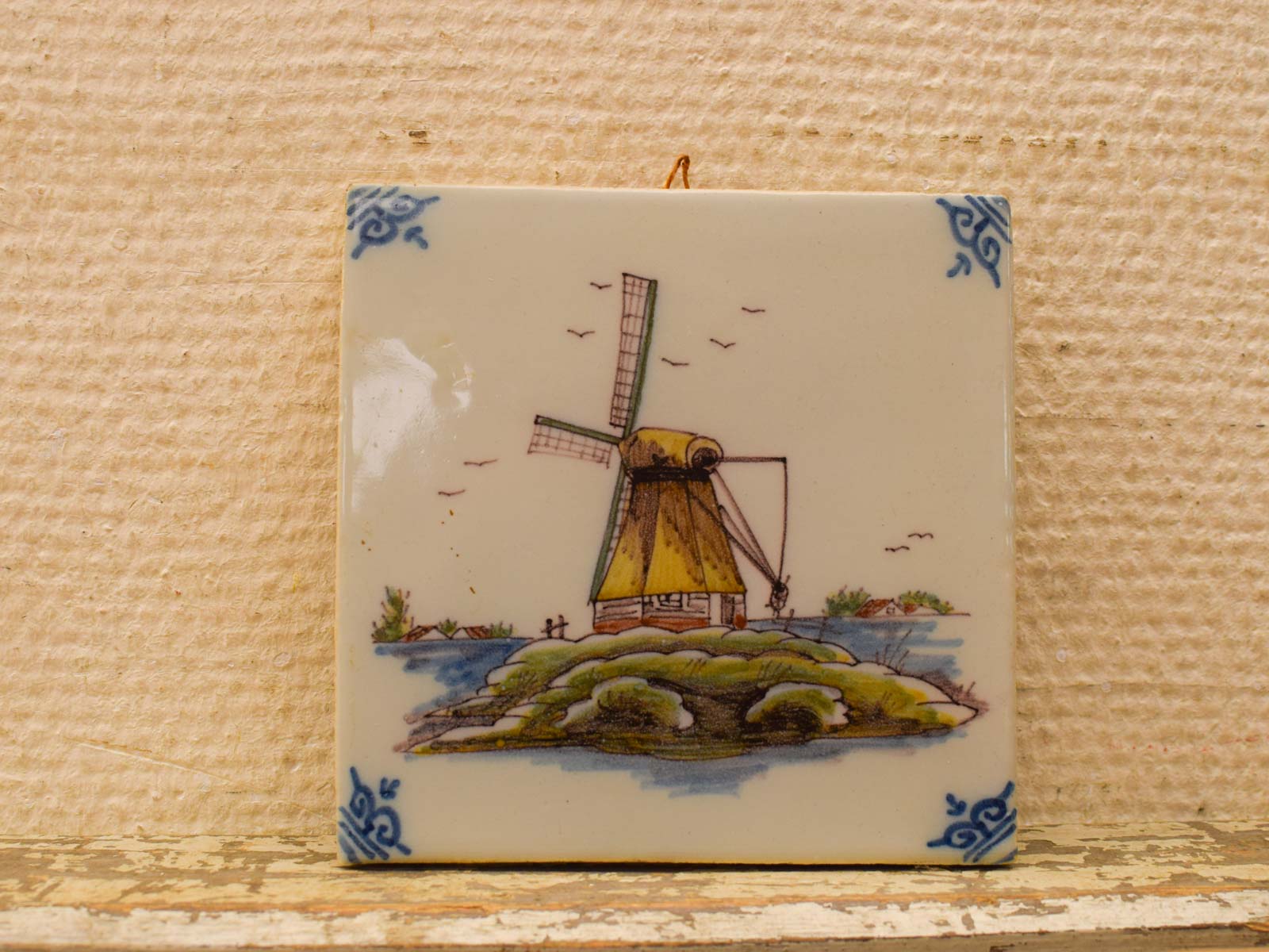 Handbeschilderd wandtegel 51756