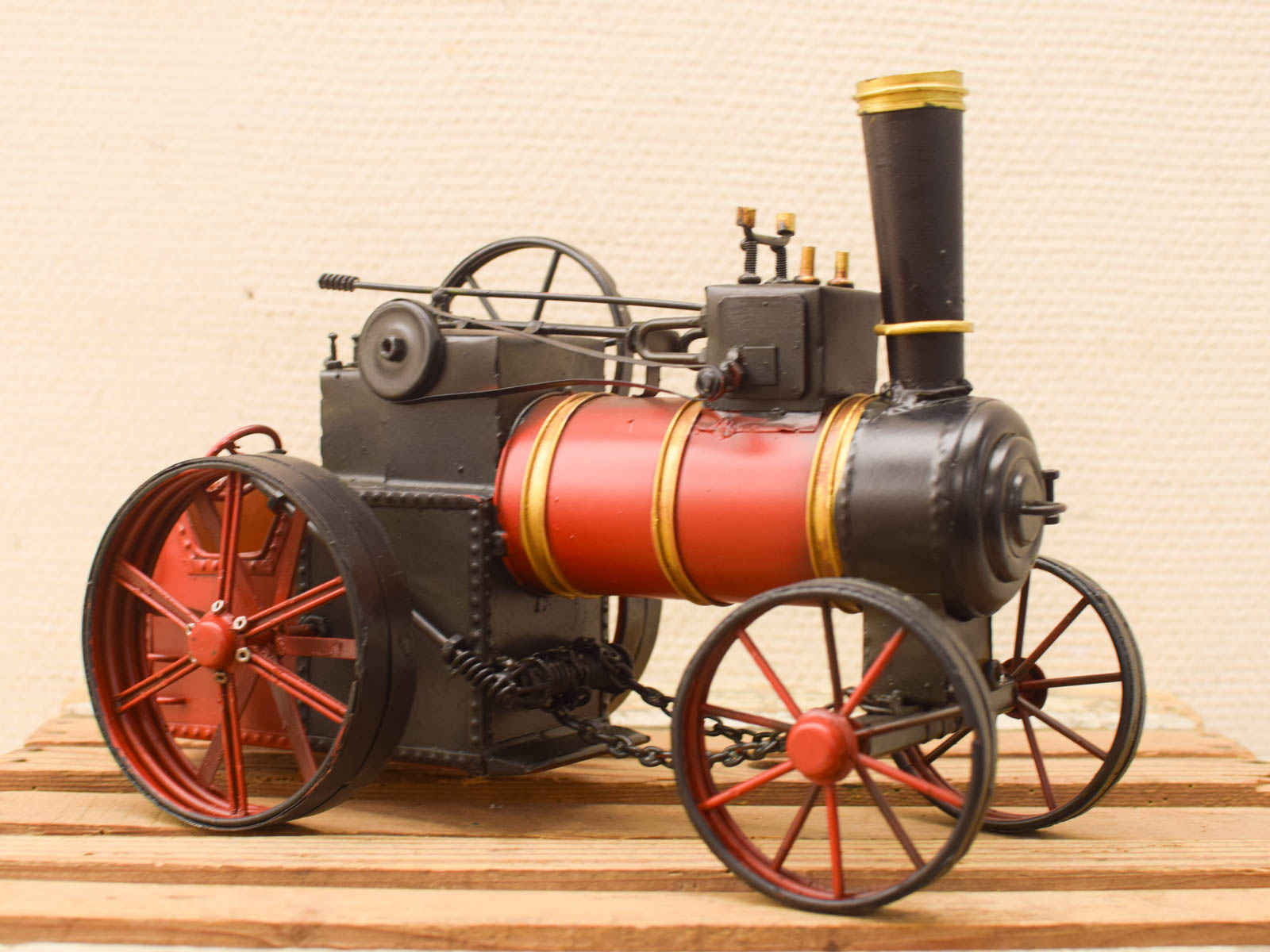Decoratief stoomtractor 51759