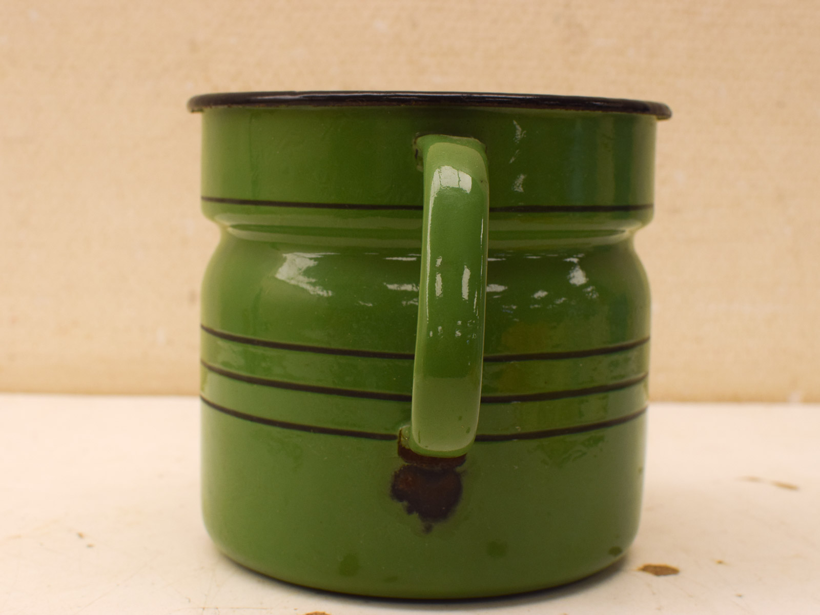 Alternative view of Vintage Emaille Emmer 51955
