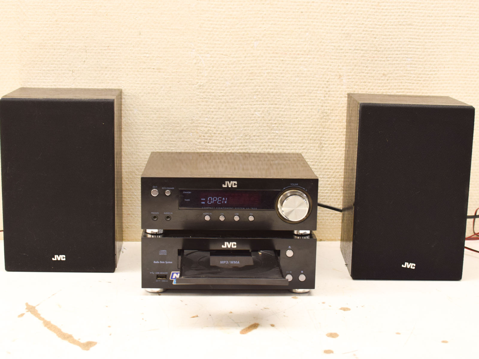 Jvc component audiosysteem incl luidsprekers 52289