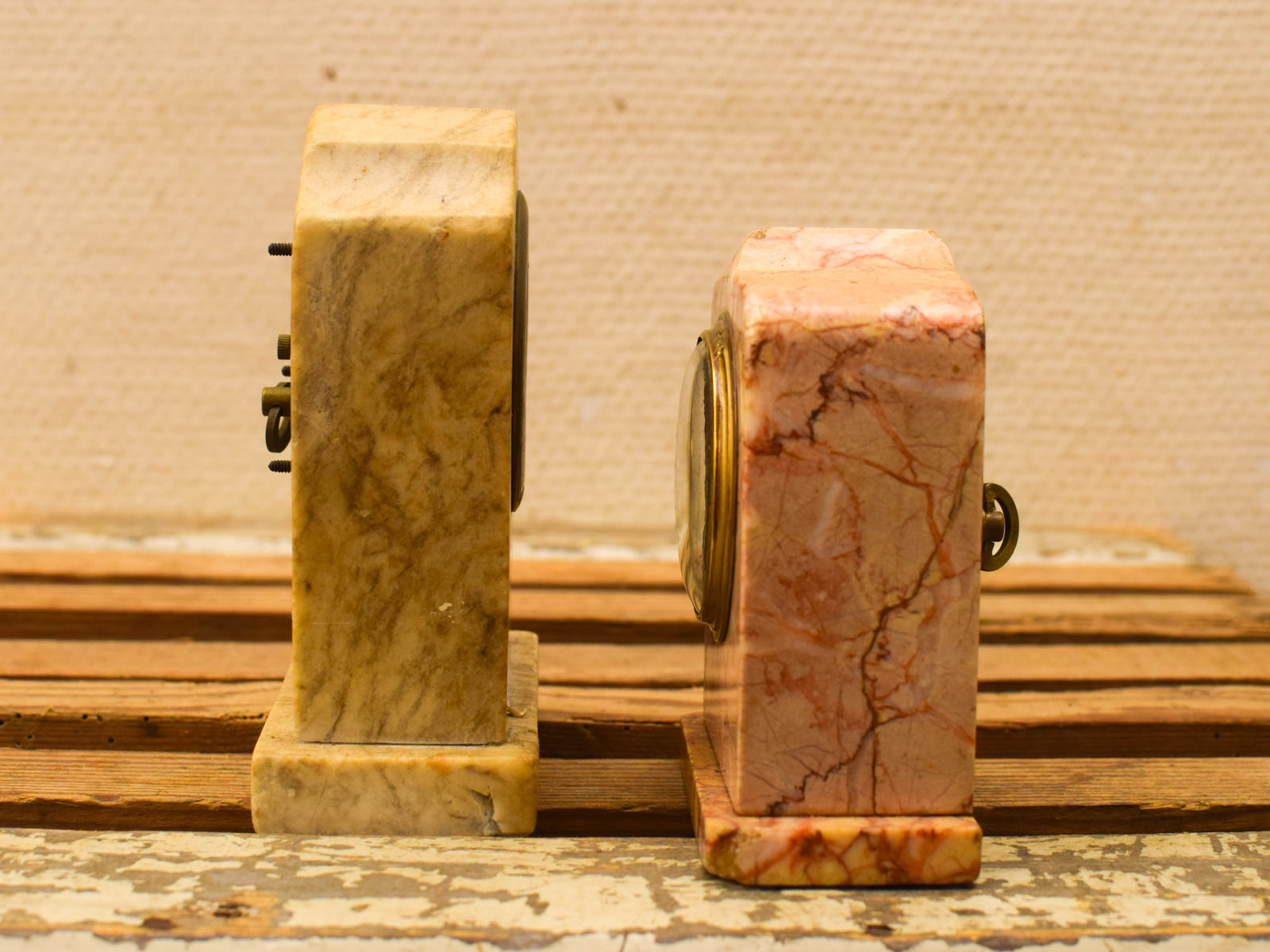 Marmeren mini mantel klokjes 52299