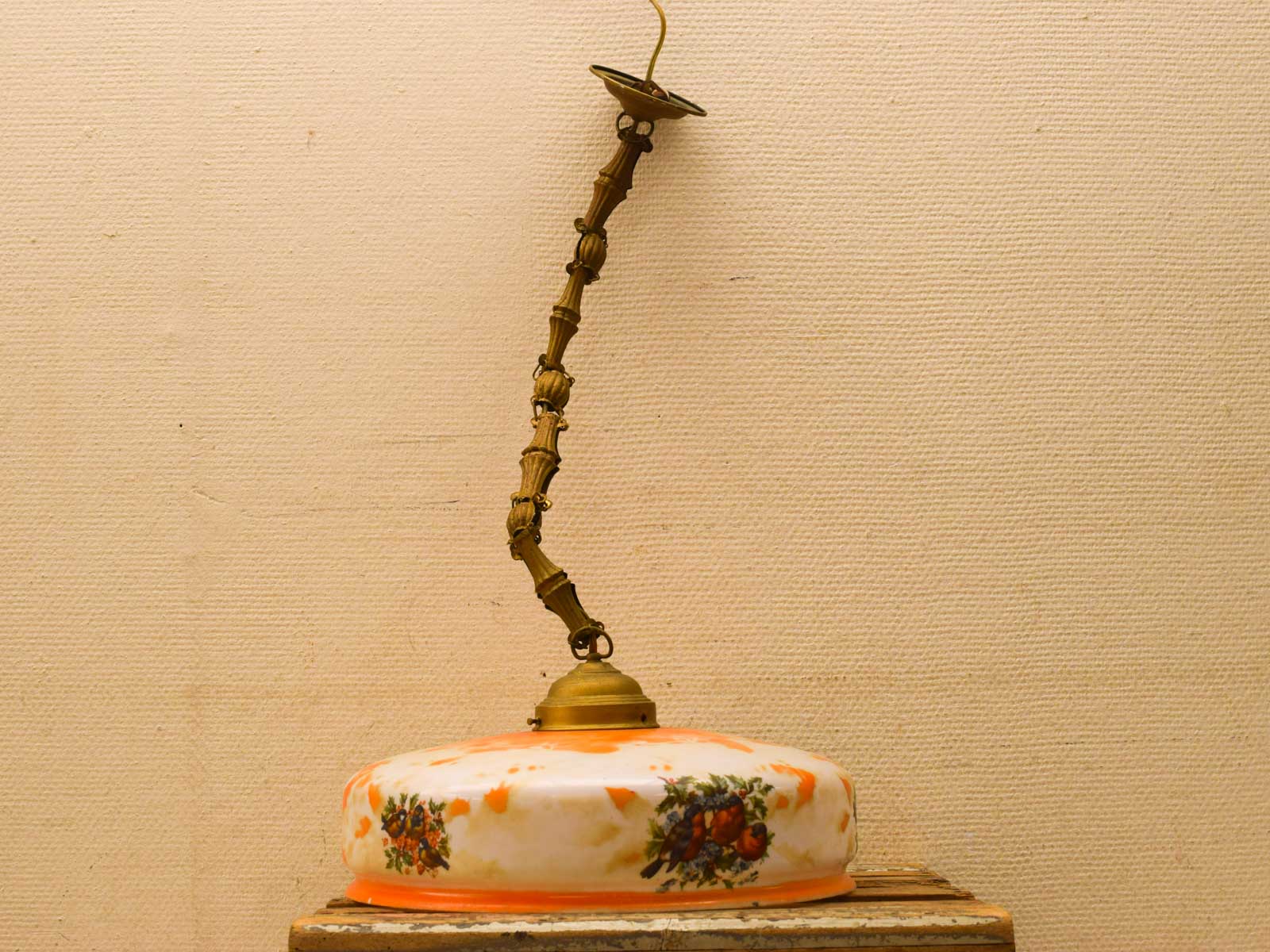 Art deco hanglamp opaline 52303