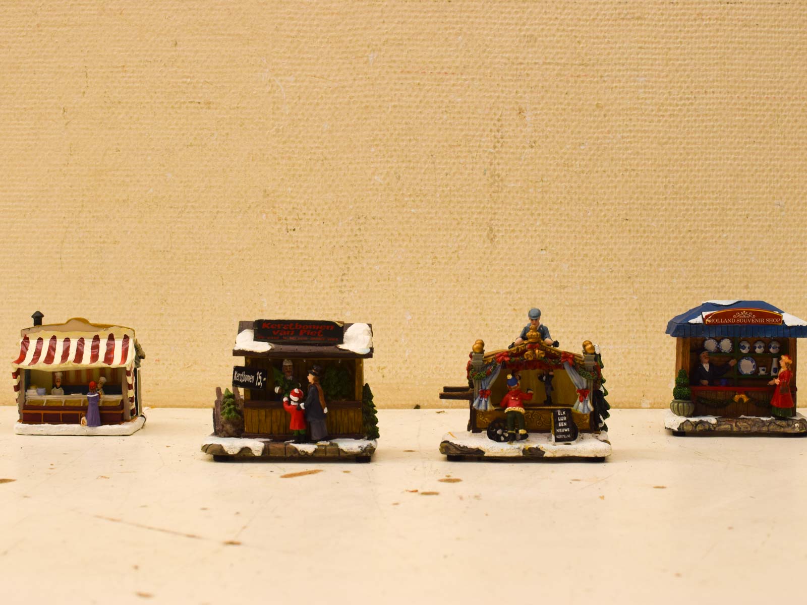 4 kerstdorp kraampjes 52308