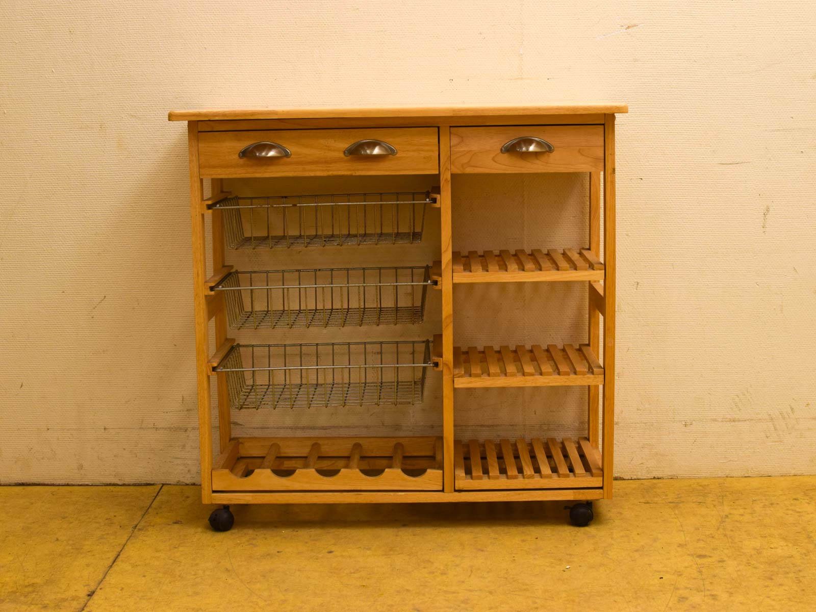 Houten Keukentrolley 52330