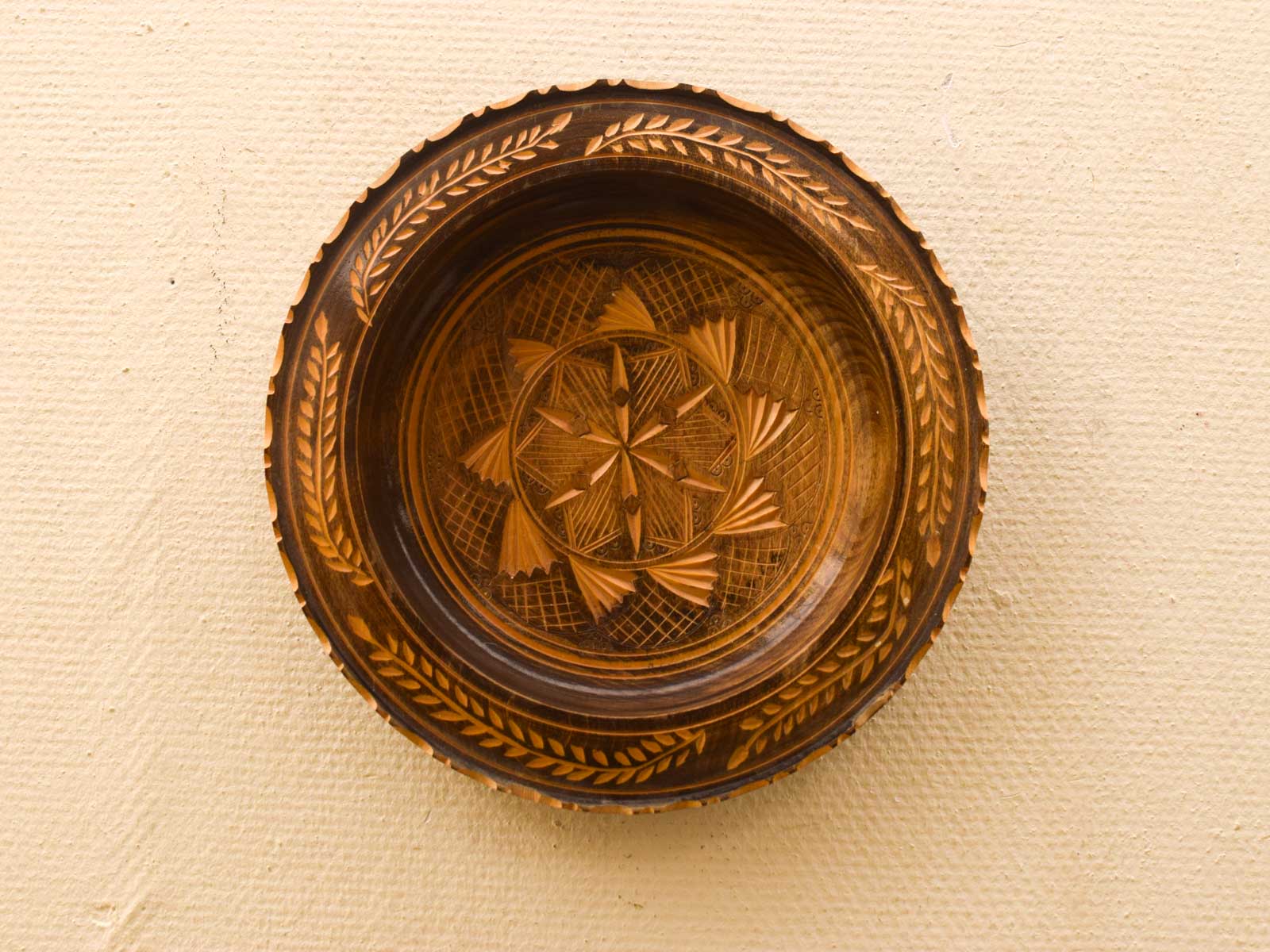 Houten wandschaal 52382
