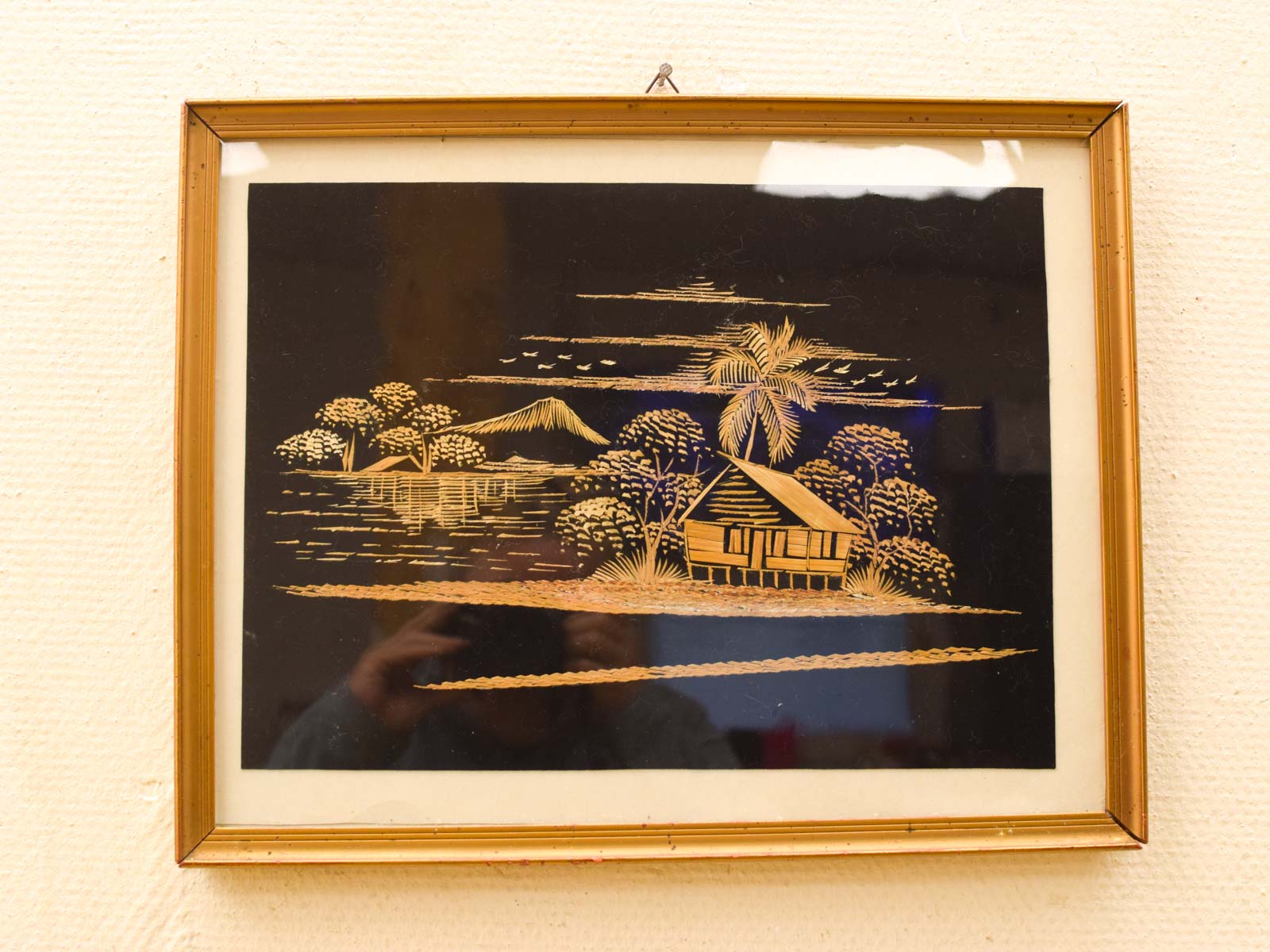 Indonesische riet schilderij 52385