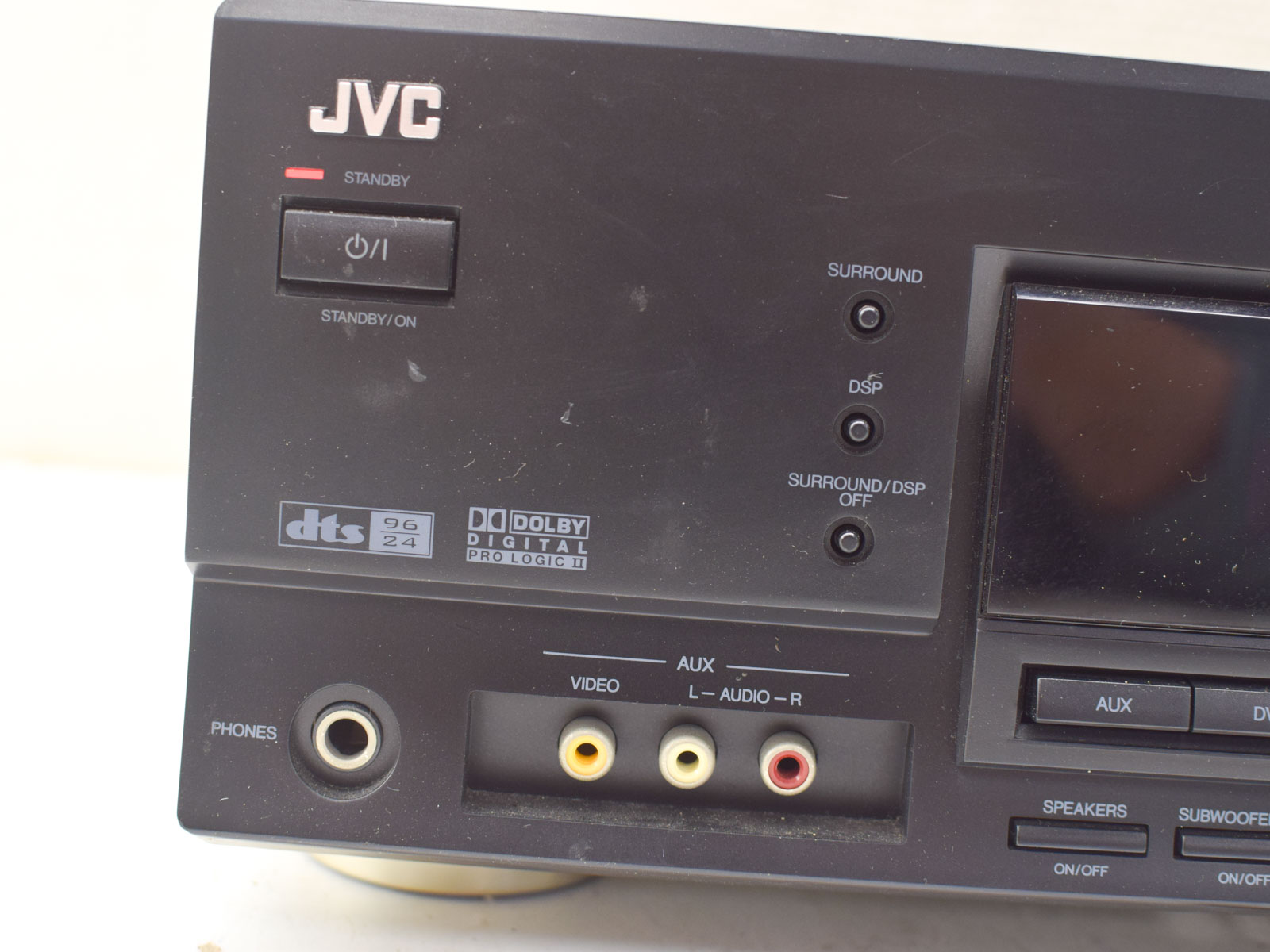 Alternative view of JVC RX - 5060 audio/video control receiver 52389