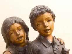 Alternative view of Bronzen Beeld van 2 kinderen 52584